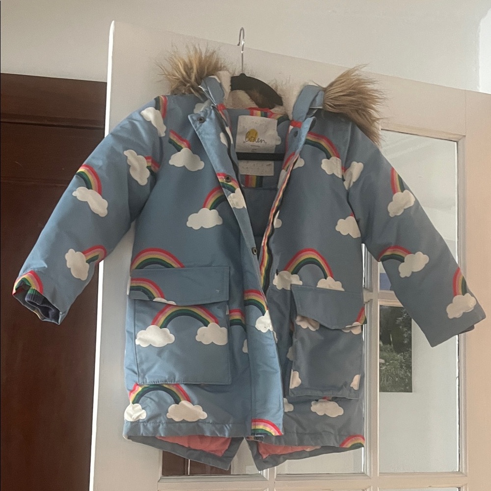 Boden Kids' rainbow winter coat!